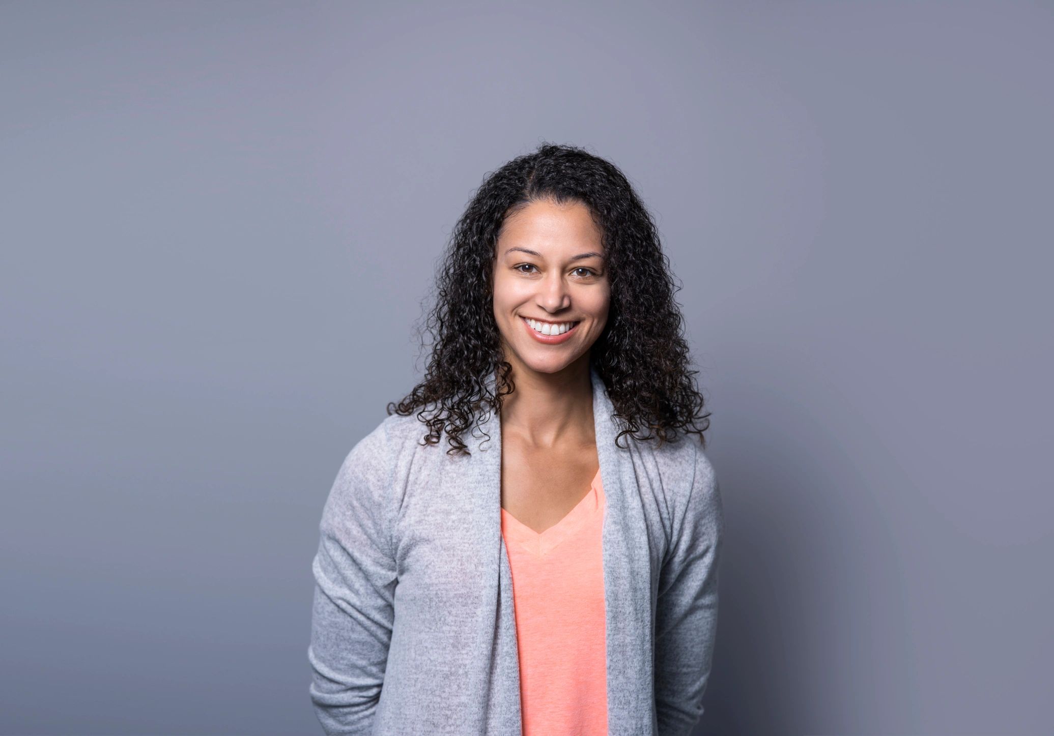 Polished business headshot portrait