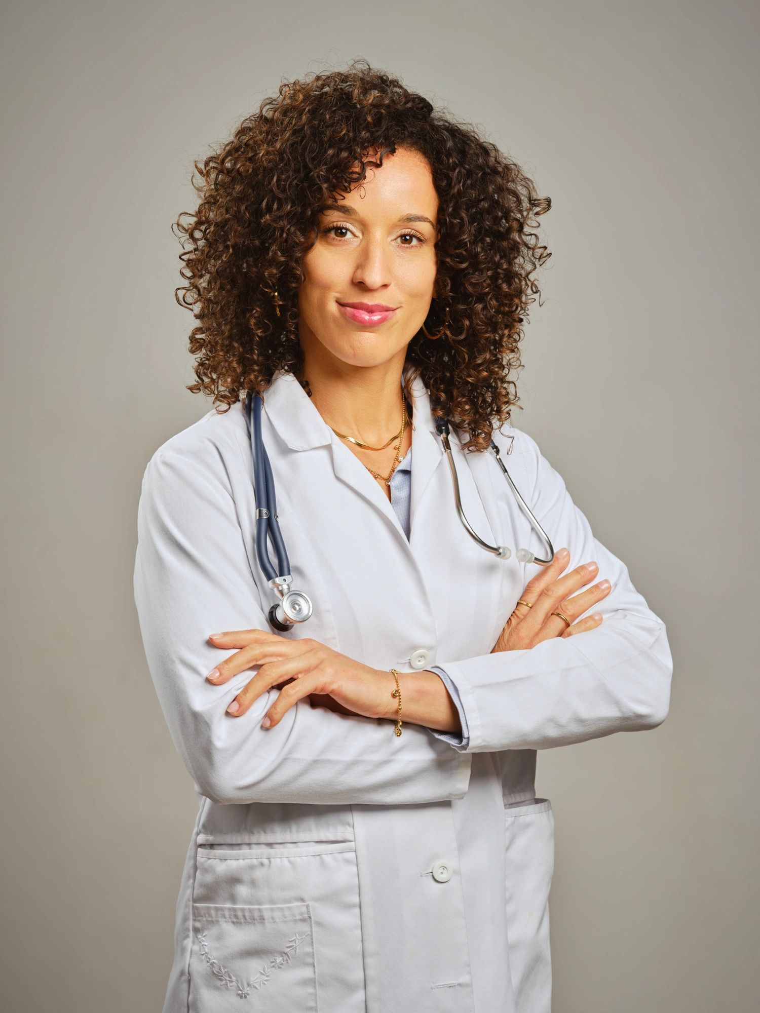 Professional studio portrait of a healthcare professional